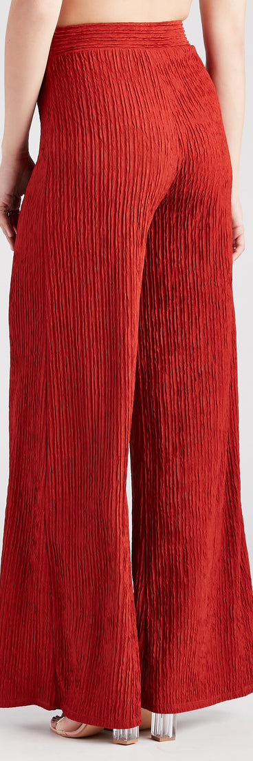 Go With The Flow High-Rise Wide-Leg Pants