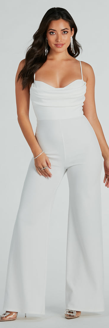 Effortless Moments Crepe Wide-Leg Jumpsuit