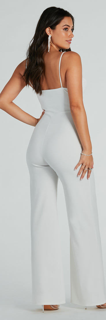 Effortless Moments Crepe Wide-Leg Jumpsuit