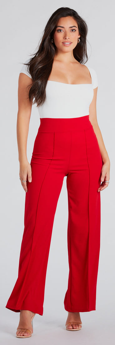 Looking Chic High Waist Wide-Leg Pants