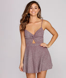 Gleam On Skater Romper will help you dress the part in stylish holiday party attire, an outfit for a New Year’s Eve party, & dressy or cocktail attire for any event.