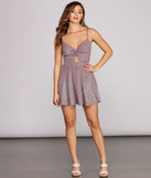 Gleam On Skater Romper for 2022 festival outfits, festival dress, outfits for raves, concert outfits, and/or club outfits