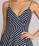 Striped And Sassy Skater Romper for 2022 festival outfits, festival dress, outfits for raves, concert outfits, and/or club outfits
