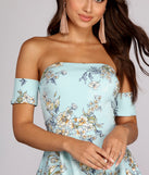 Hibiscus High Low Crepe Romper for 2022 festival outfits, festival dress, outfits for raves, concert outfits, and/or club outfits