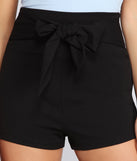 Tie Waist High Rise Shorts for 2022 festival outfits, festival dress, outfits for raves, concert outfits, and/or club outfits