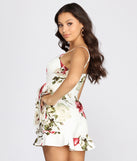 Regal In Roses Wrap Romper provides a stylish start to creating your best summer outfits of the season with on-trend details for 2023!