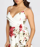 Regal In Roses Wrap Romper for 2023 festival outfits, festival dress, outfits for raves, concert outfits, and/or club outfits