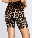 Velvet Leopard Biker Shorts for 2022 festival outfits, festival dress, outfits for raves, concert outfits, and/or club outfits