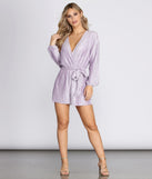 Pleated Wrap Waist Romper for 2022 festival outfits, festival dress, outfits for raves, concert outfits, and/or club outfits