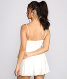 Sleeveless Eyelet V Neck Skater Romper provides a stylish start to creating your best summer outfits of the season with on-trend details for 2023!