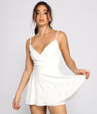Sleeveless Eyelet V Neck Skater Romper provides a stylish start to creating your best summer outfits of the season with on-trend details for 2023!
