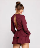 Brushed Knit Double Layered Romper provides a stylish start to creating your best summer outfits of the season with on-trend details for 2023!