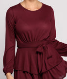 Brushed Knit Double Layered Romper provides a stylish start to creating your best summer outfits of the season with on-trend details for 2023!