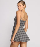 Trendy Twist of Plaid Romper provides a stylish start to creating your best summer outfits of the season with on-trend details for 2023!