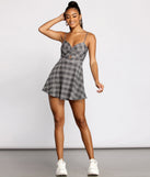 Trendy Twist of Plaid Romper provides a stylish start to creating your best summer outfits of the season with on-trend details for 2023!