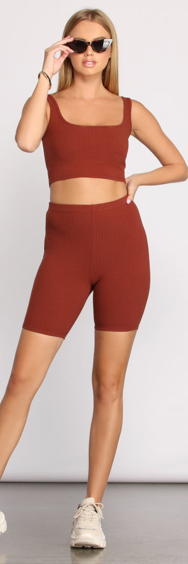 That Basic Life Ribbed Biker Shorts provides a stylish start to creating your best summer outfits of the season with on-trend details for 2023!