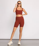 That Basic Life Ribbed Biker Shorts provides a stylish start to creating your best summer outfits of the season with on-trend details for 2023!
