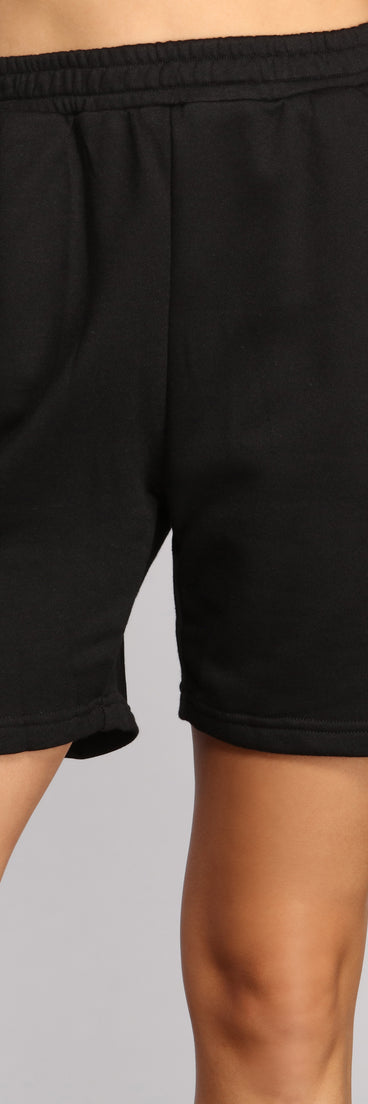 French Terry Knit Shorts for 2023 festival outfits, festival dress, outfits for raves, concert outfits, and/or club outfits