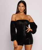 All Eyes On You Sequin Romper provides a stylish start to creating your best summer outfits of the season with on-trend details for 2023!