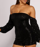All Eyes On You Sequin Romper for 2023 festival outfits, festival dress, outfits for raves, concert outfits, and/or club outfits