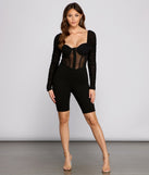 Chic Beauty Corset Biker Romper provides a stylish start to creating your best summer outfits of the season with on-trend details for 2023!