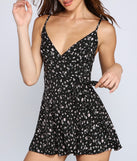 Such A Charmer Floral Skater Romper provides a stylish start to creating your best summer outfits of the season with on-trend details for 2023!