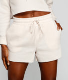 Basic High Waist Fleece Shorts for 2023 festival outfits, festival dress, outfits for raves, concert outfits, and/or club outfits