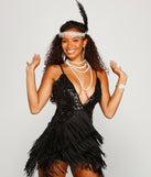 Retro Party Queen Fringe Sequin Romper provides a stylish start to creating your best summer outfits of the season with on-trend details for 2023!
