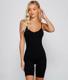 Go With It Knit Biker Romper provides a stylish start to creating your best summer outfits of the season with on-trend details for 2023!