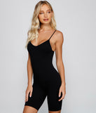 Go With It Knit Biker Romper provides a stylish start to creating your best summer outfits of the season with on-trend details for 2023!