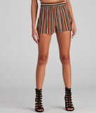 Trendy Pleated And Striped Shorts provides a stylish start to creating your best summer outfits of the season with on-trend details for 2023!