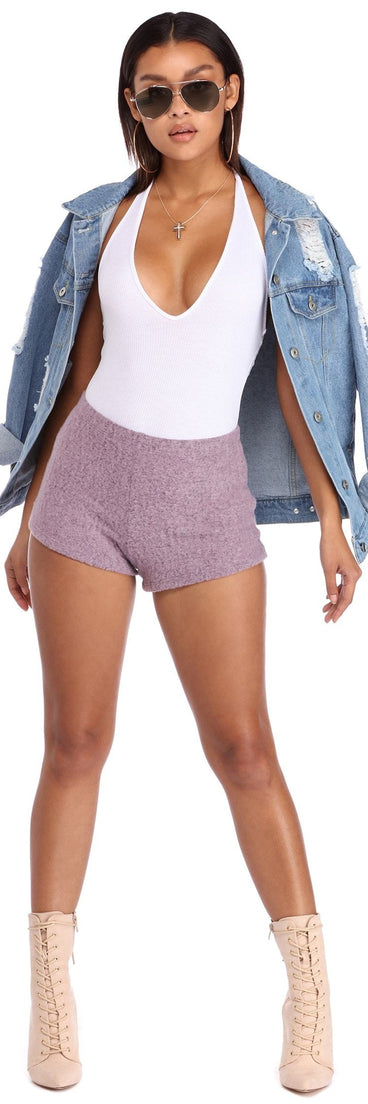 Cozy Brushed Shorts for 2022 festival outfits, festival dress, outfits for raves, concert outfits, and/or club outfits