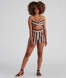 Seasonal Striped Pleat Shorts provides a stylish start to creating your best summer outfits of the season with on-trend details for 2023!