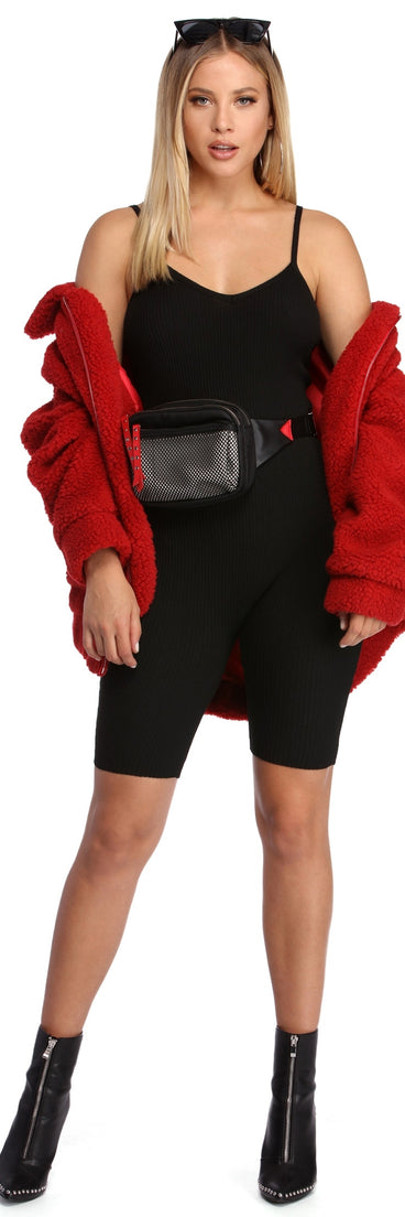 Campus Stroll Knit Romper for 2022 festival outfits, festival dress, outfits for raves, concert outfits, and/or club outfits