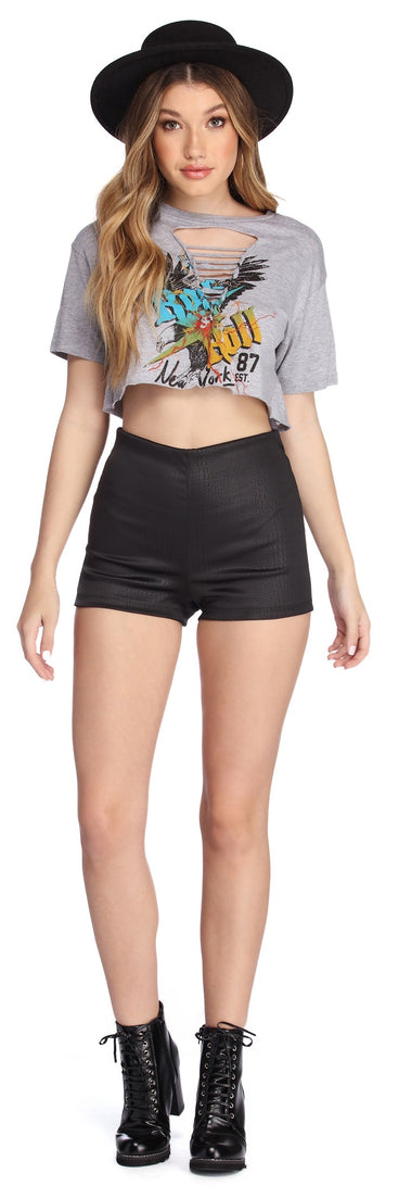 Such A Vixen Snake Print Shorts for 2022 festival outfits, festival dress, outfits for raves, concert outfits, and/or club outfits