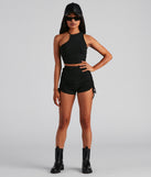 Cruising Together Rib Knit Shorts provides a stylish start to creating your best summer outfits of the season with on-trend details for 2023!