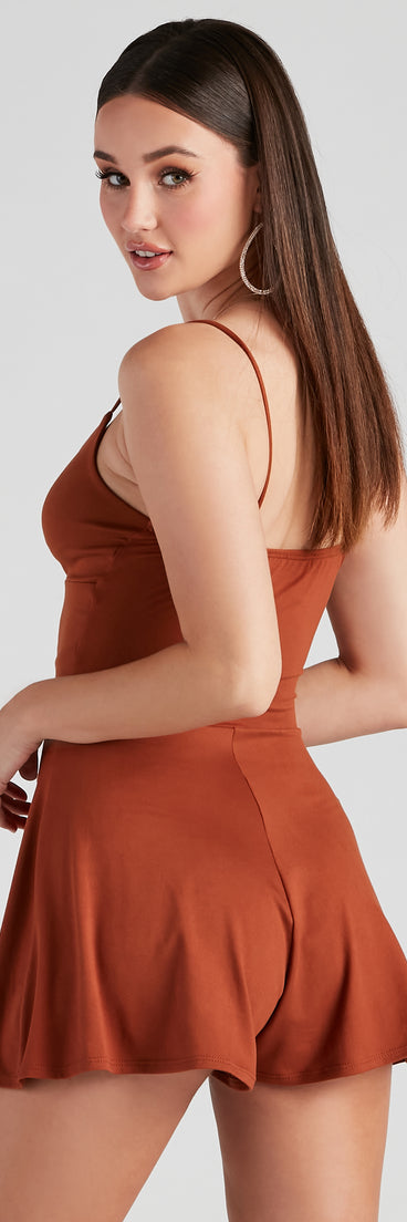 Country Chic Faux Suede Romper provides a stylish start to creating your best summer outfits of the season with on-trend details for 2023!