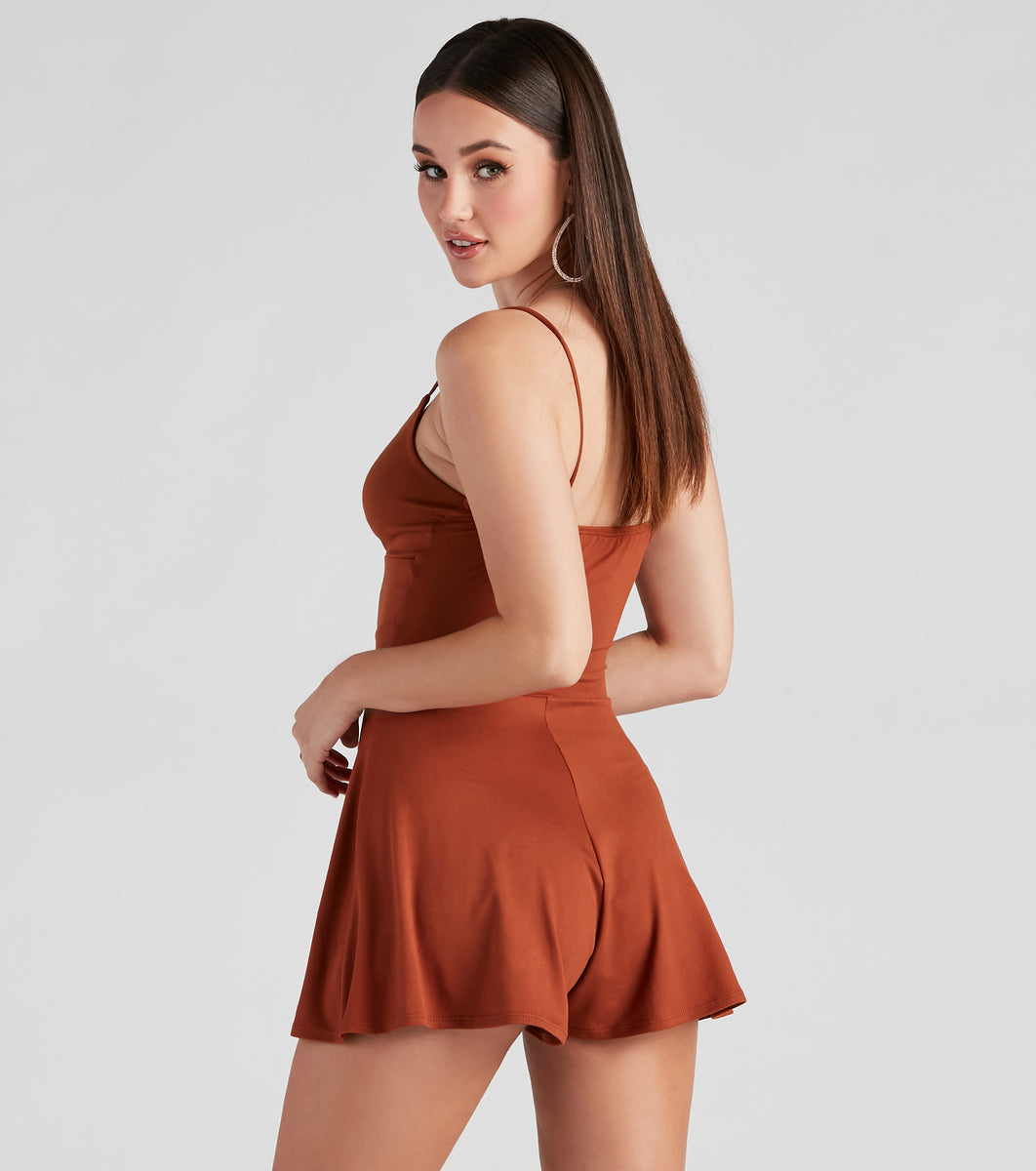 Country Chic Faux Suede Romper & Windsor