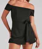 Tied To You Crepe Skort Romper provides a stylish start to creating your best summer outfits of the season with on-trend details for 2023!