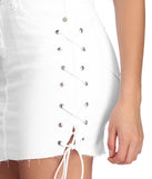 All Laced Up Mini Skirt provides a stylish start to creating your best summer outfits of the season with on-trend details for 2023!