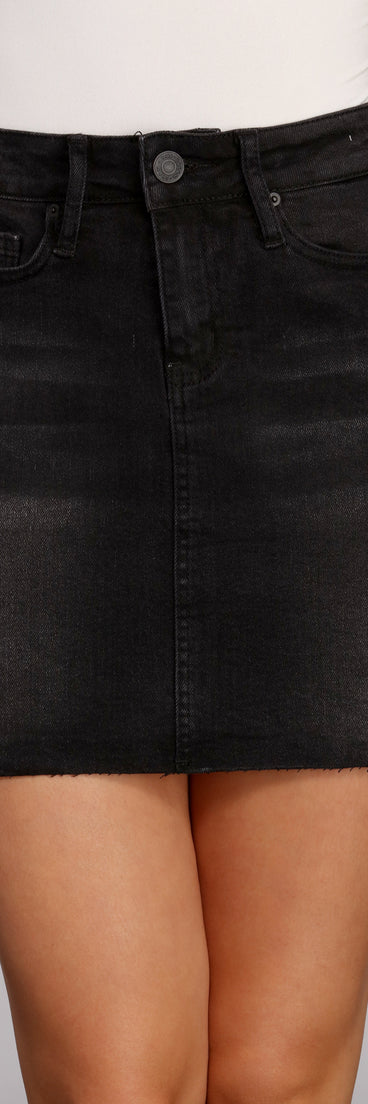 The Everyday Denim Mini Skirt for 2022 festival outfits, festival dress, outfits for raves, concert outfits, and/or club outfits