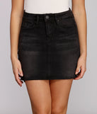 The Everyday Denim Mini Skirt for 2022 festival outfits, festival dress, outfits for raves, concert outfits, and/or club outfits