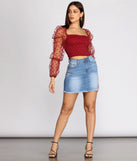 Sunz Out Frayed Denim Mini Skirt provides a stylish start to creating your best summer outfits of the season with on-trend details for 2023!