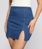 Essential Staple Denim Mini Skirt for 2023 festival outfits, festival dress, outfits for raves, concert outfits, and/or club outfits
