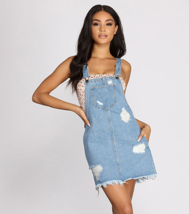 Denim Diva Overall Skirt | Windsor