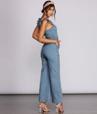 Go Wide Denim Jumpsuit for 2022 festival outfits, festival dress, outfits for raves, concert outfits, and/or club outfits