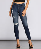 Jude Mid Rise Skinny Dark Denim Jeans for 2022 festival outfits, festival dress, outfits for raves, concert outfits, and/or club outfits