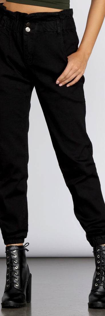 Runnin' Away From These Jogger Jeans for 2022 festival outfits, festival dress, outfits for raves, concert outfits, and/or club outfits