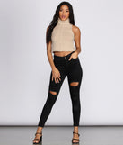 Take Me To The Edge Cropped Jeans provides a stylish start to creating your best summer outfits of the season with on-trend details for 2023!