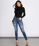Bella Super High Rise Destructed Jeans provides a stylish start to creating your best summer outfits of the season with on-trend details for 2023!